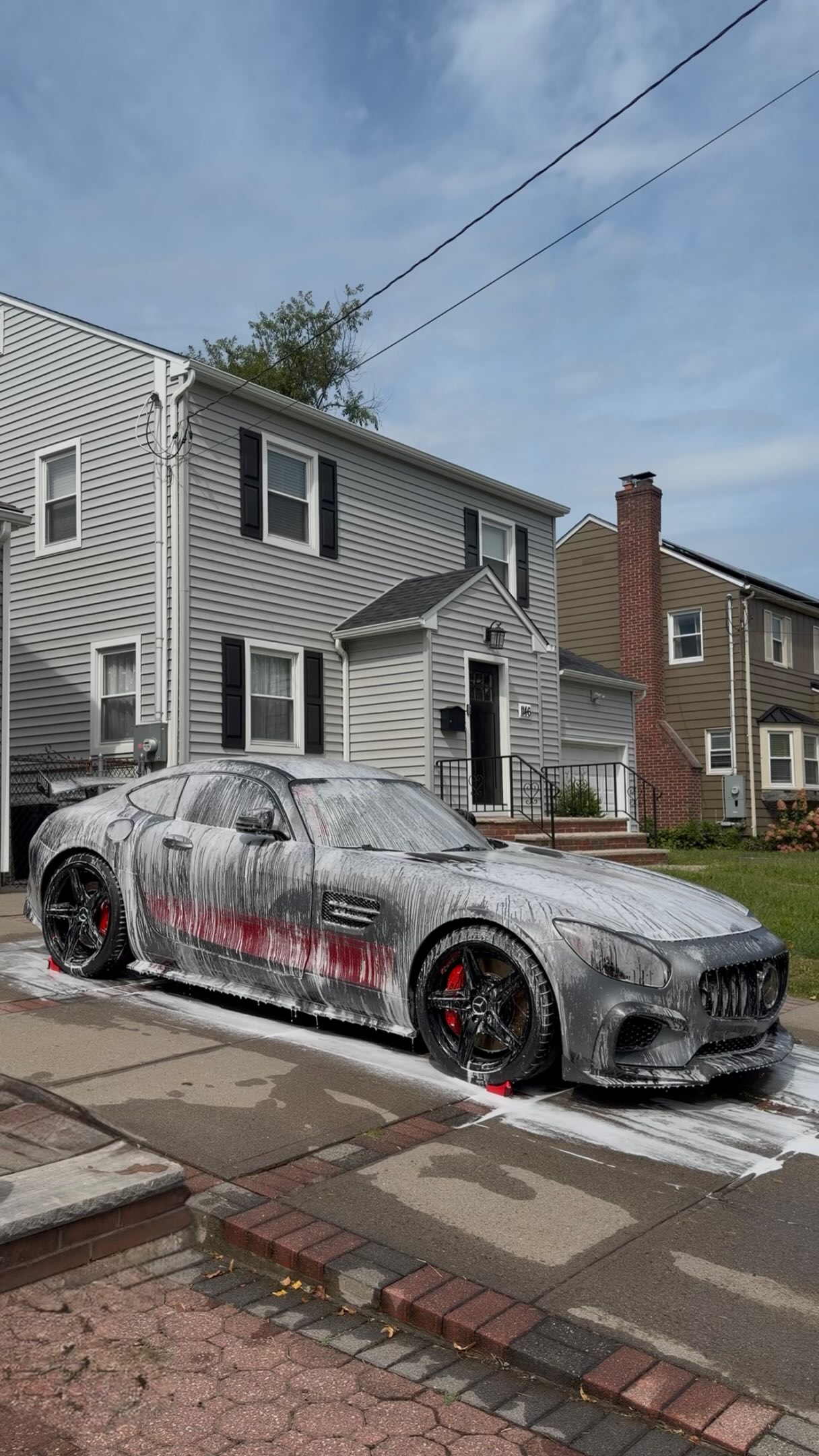 Silver Mercedes-AMG GT S detailed by Yael